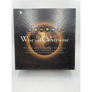 Wise And Otherwise Fun Creative Family Party Bluffing Board Game 100% Complete
